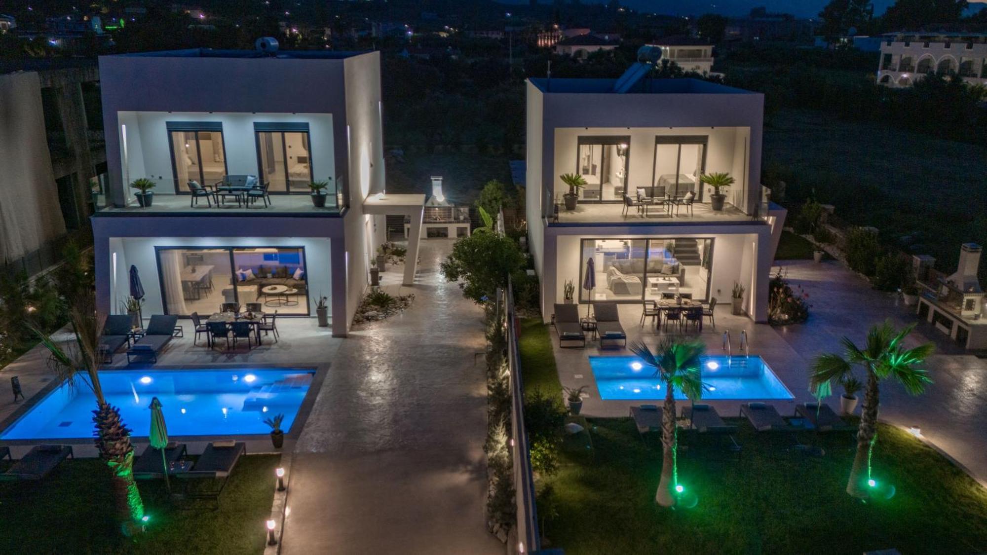 Sunwhite Villas - Private Pool & Cozy Atmosphere, By Zantewize Laganász Kültér fotó