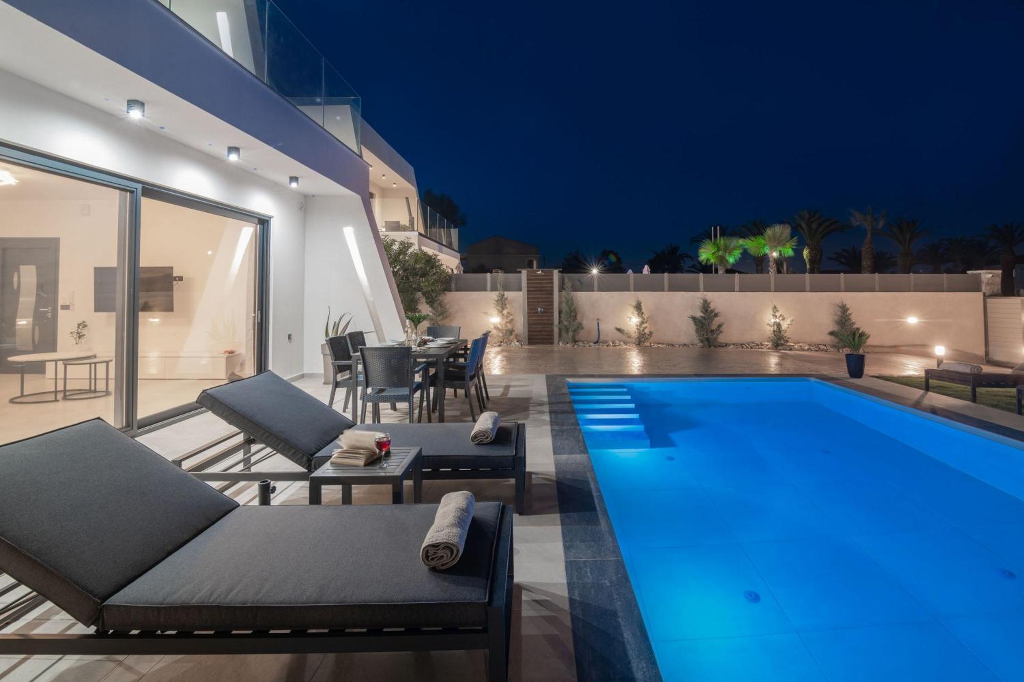 Sunwhite Villas - Private Pool & Cozy Atmosphere, By Zantewize Laganász Kültér fotó